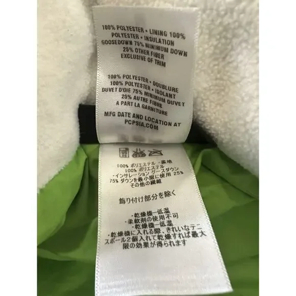 Patagonia Pipe Down Puffer Goose Insulated Coat Off White Women's Medium *Flawed - Picture 15 of 16